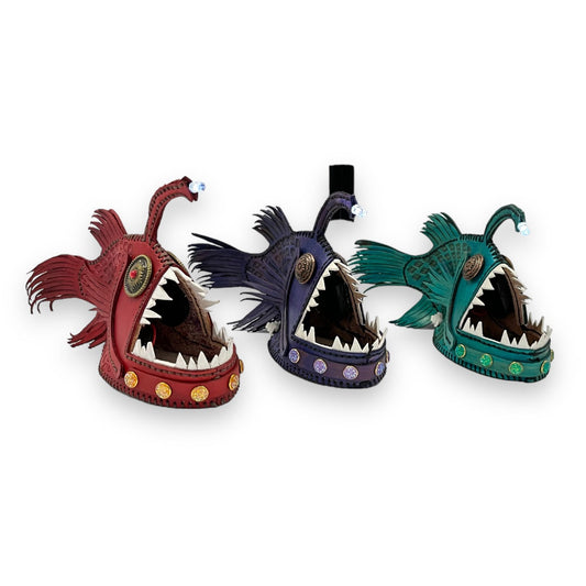 Angler Fish Leather Phone Stand
