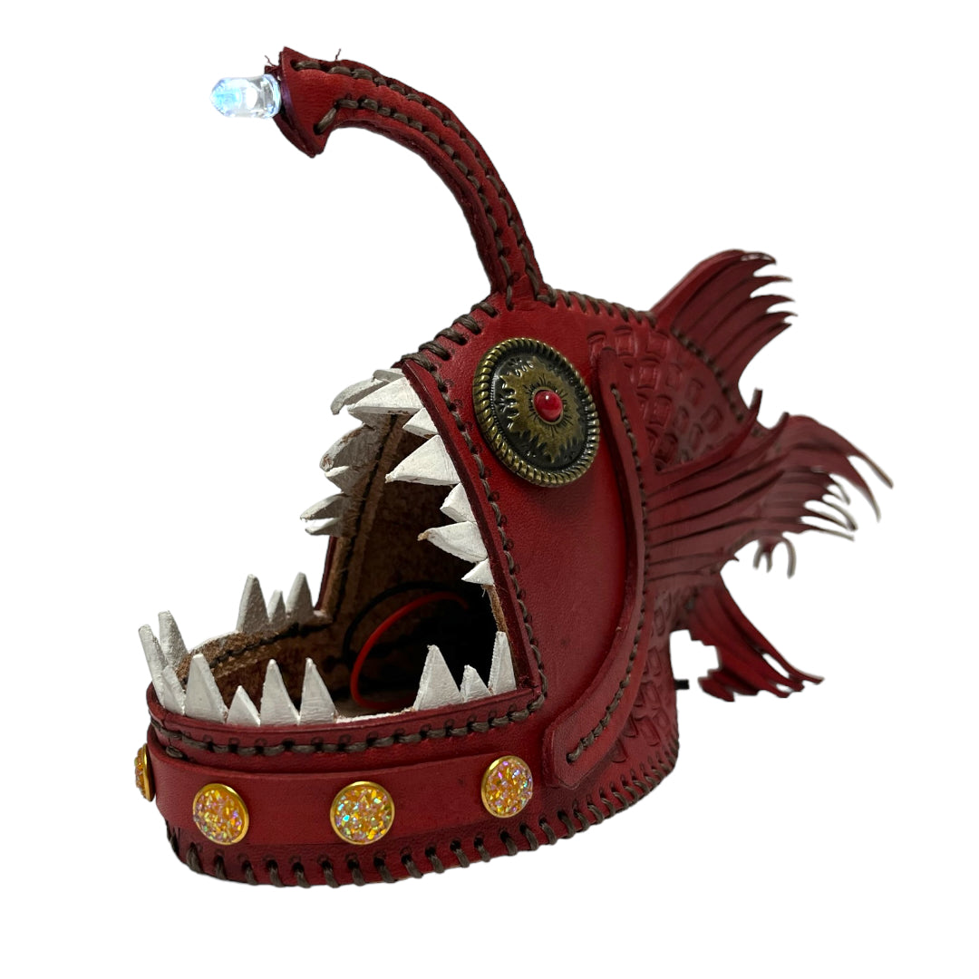 Angler Fish Leather Phone Stand