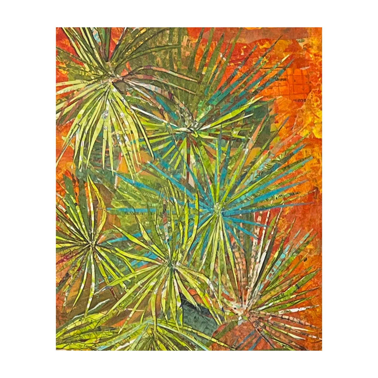 Details of EMH Cabbage Palm Original Canvas