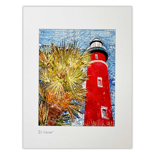 EMH Ponce Lighthouse Print by Artist Edward Husser