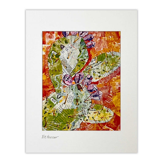  EMH Prickly Pear Print by Artist Edward Husser