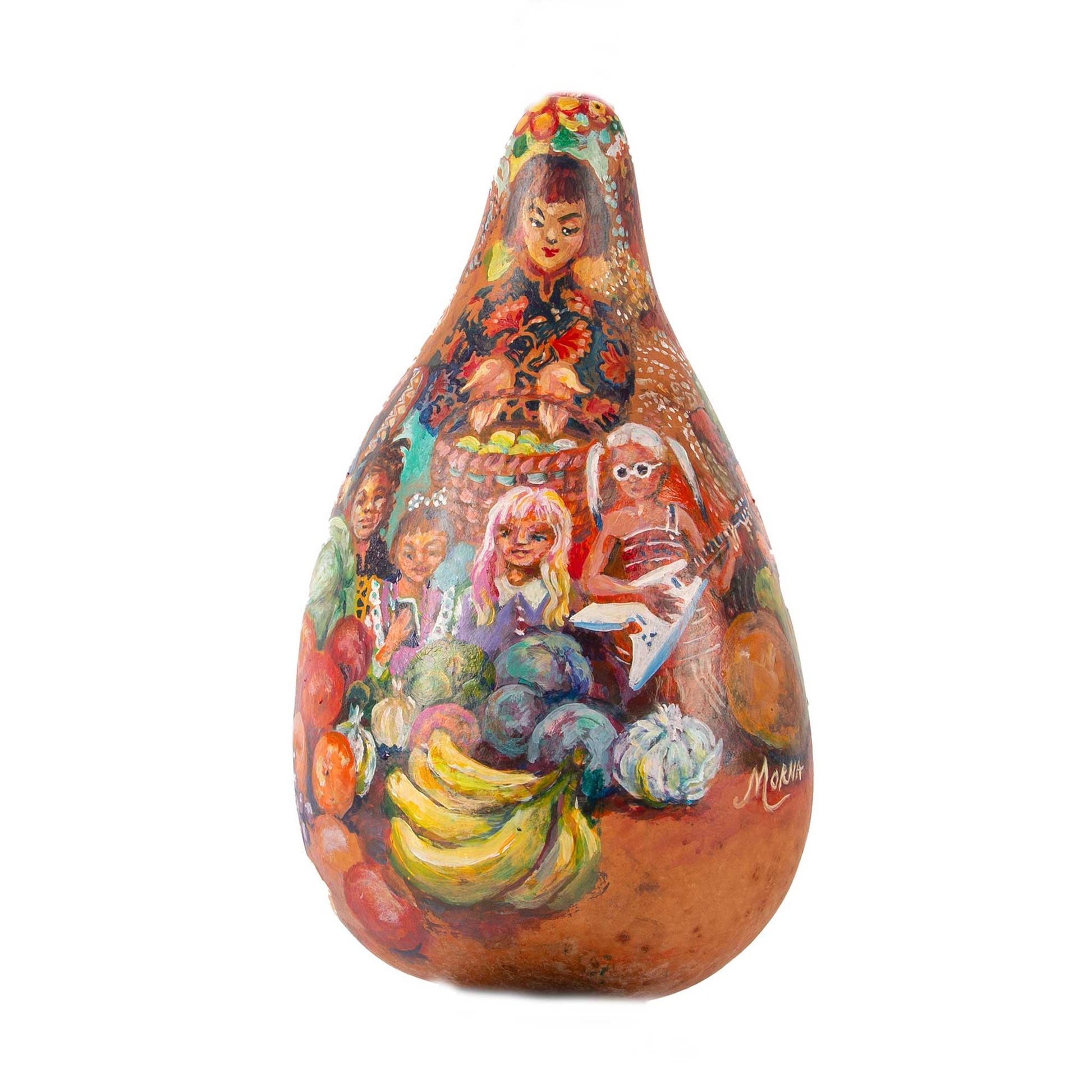 Women of the World, Gourd painting,