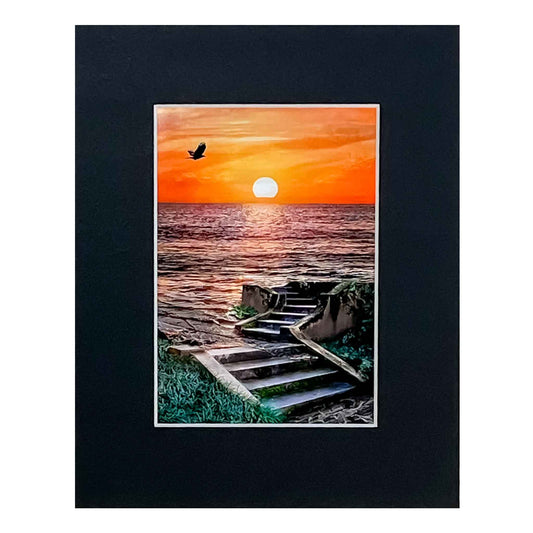 SLA Stairway to the Sea-Matted Print