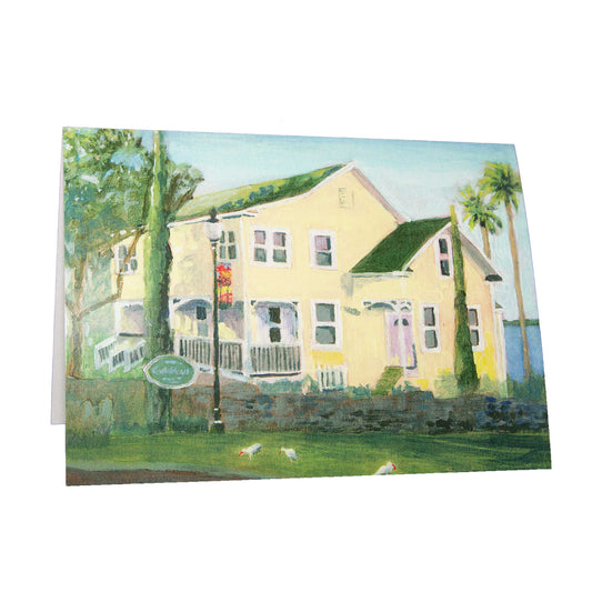 Gatehouse at Lakeside Inn, Florida Inn, Iconic Historic Inn, White Ibis birds 
