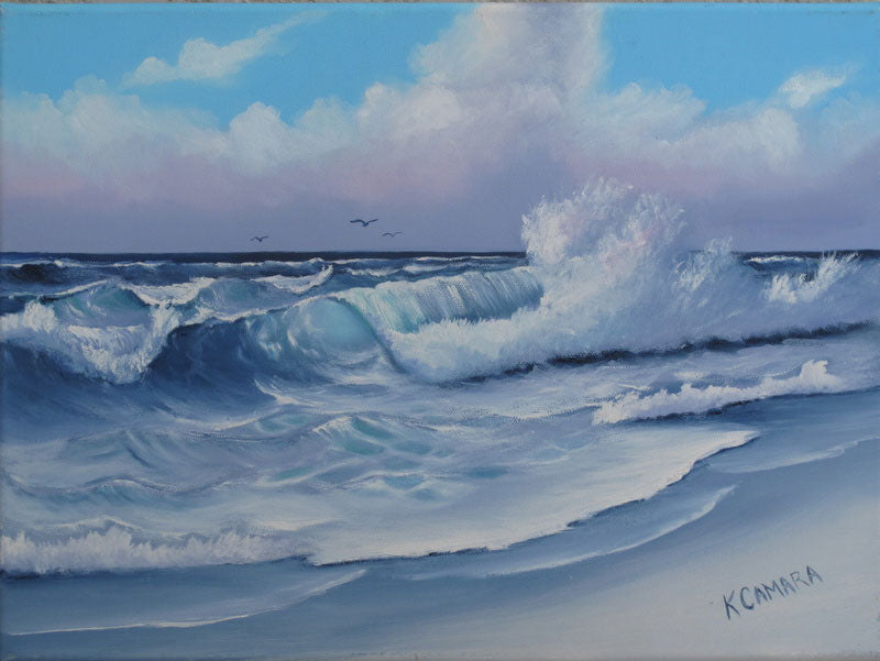 Art Prints, Oceans, Tide, Waves, Light House, Storm Clouds, Colorful, Seascape