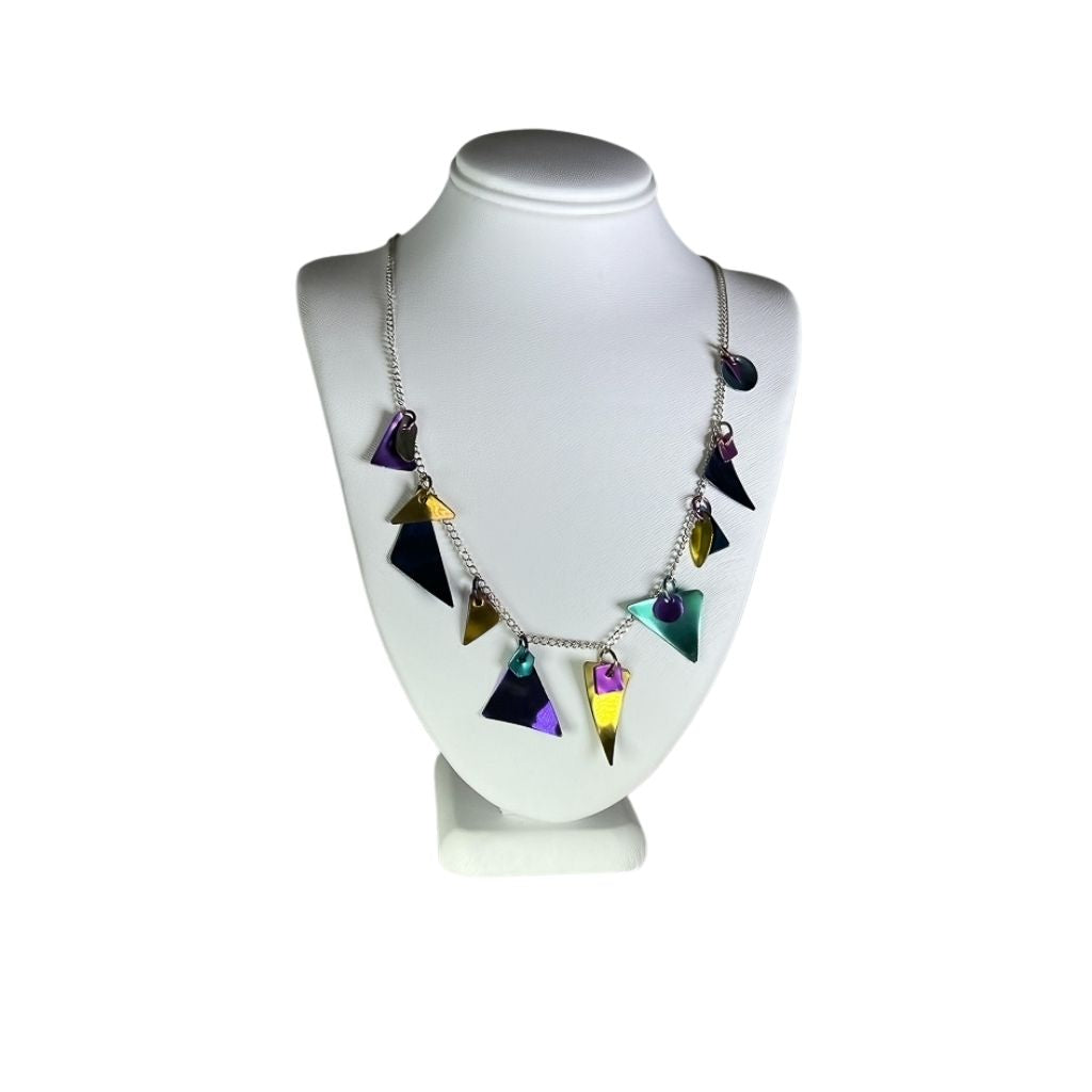 alternate view of colorful confetti necklace